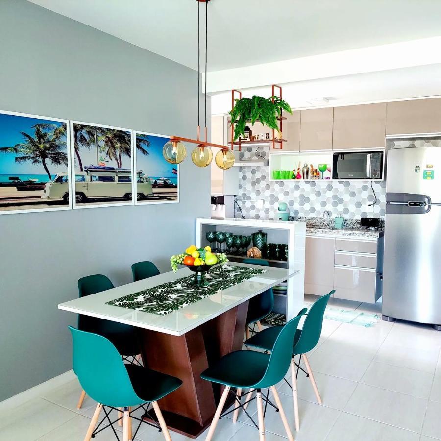 Flat Aconchegante, 3 Quartos, Condominio Muro Alto Em Pôrto das Galinhas מראה חיצוני תמונה